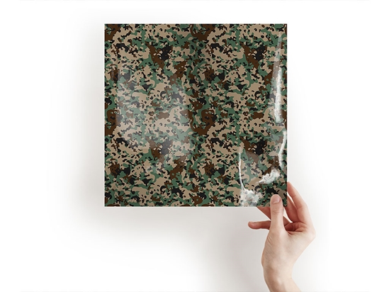 Pine Puzzle Camouflage Craft Sheets