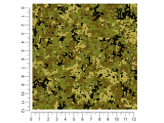 Pixel Plains Camouflage 1ft x 1ft Craft Sheets