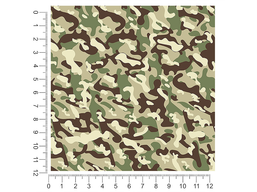 Savanna Grass Camouflage 1ft x 1ft Craft Sheets