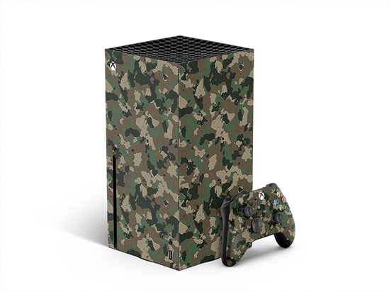 US Woodland Camouflage XBOX DIY Decal