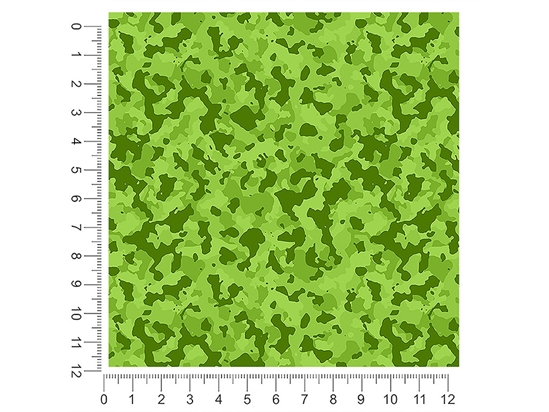 Chartreuse Flecktarn Camouflage 1ft x 1ft Craft Sheets