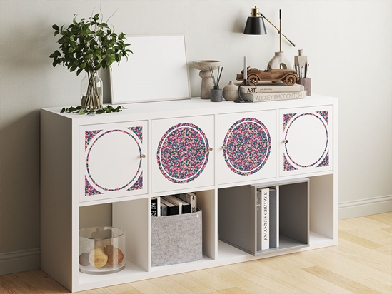 Pink Shrapnel Camouflage DIY Furniture Stickers