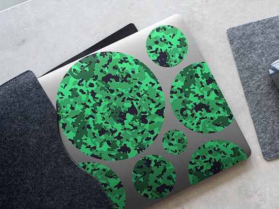 Seafoam Disrupter Camouflage DIY Laptop Stickers