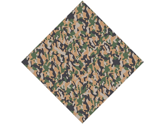 Sandstone Woodland Camouflage Vinyl Wrap Pattern