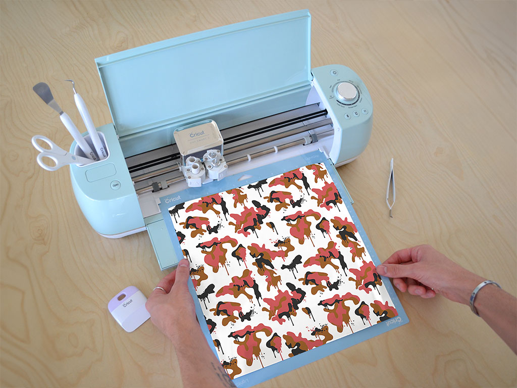 Tiger Graffiti Camouflage Cricut Compatible Vinyl