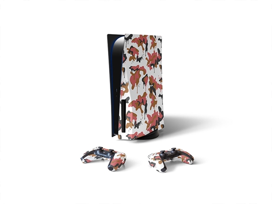 Tiger Graffiti Camouflage Sony PS5 DIY Skin