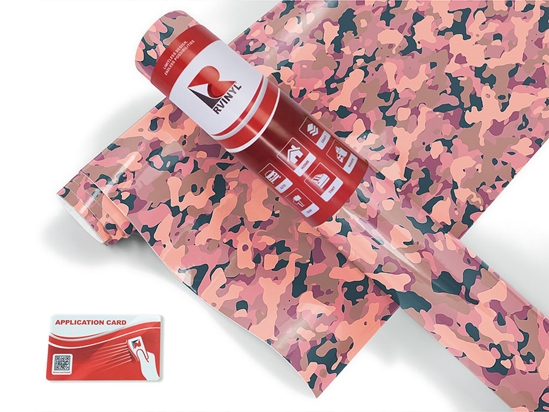 Carnation ERDL Camouflage Craft Vinyl Roll