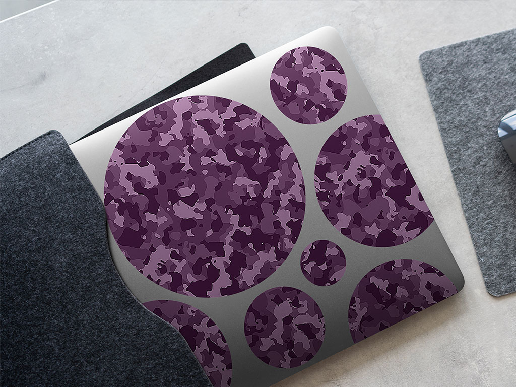 Sangria Multicam Camouflage DIY Laptop Stickers