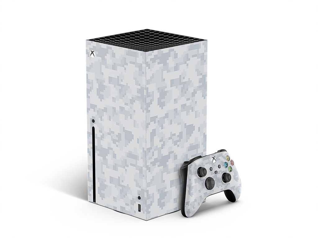 Winter Pixel Camouflage XBOX DIY Decal