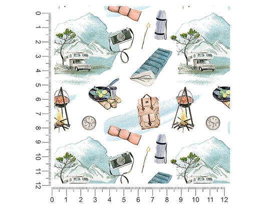 Scenic Route Camping 1ft x 1ft Craft Sheets