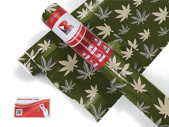 Cool Cannabanoid Cannabis Craft Vinyl Roll