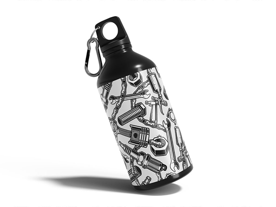 Trade Tools Gearhead Water Bottle DIY Stickers