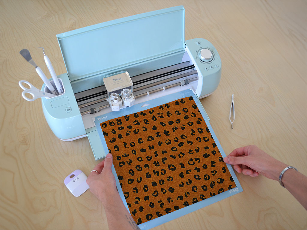 Maasai Cheetah Animal Print Cricut Compatible Vinyl