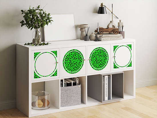 Neon Cheetah Animal Print DIY Furniture Stickers