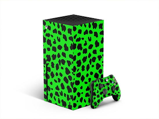 Neon Cheetah Animal Print XBOX DIY Decal