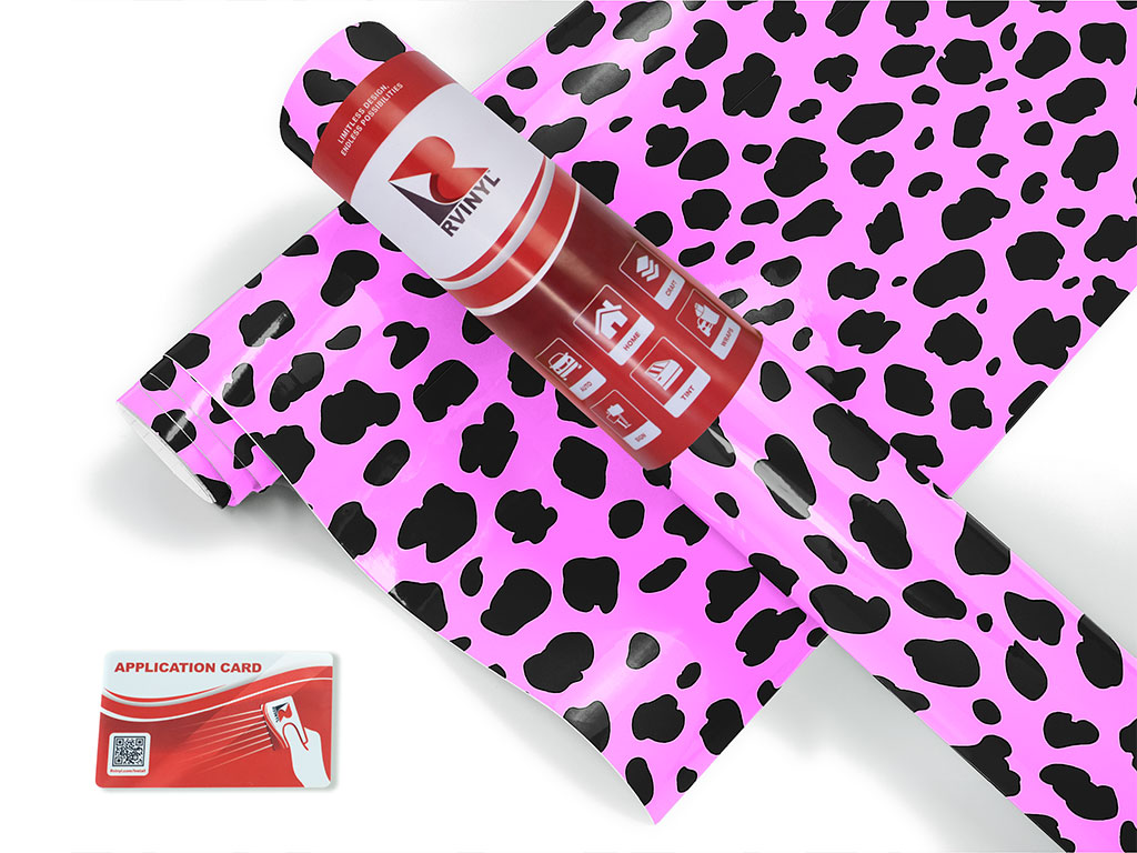 Pink Cheetah Animal Print Craft Vinyl Roll