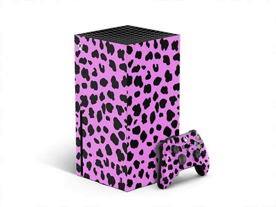 Pink Cheetah Animal Print XBOX DIY Decal