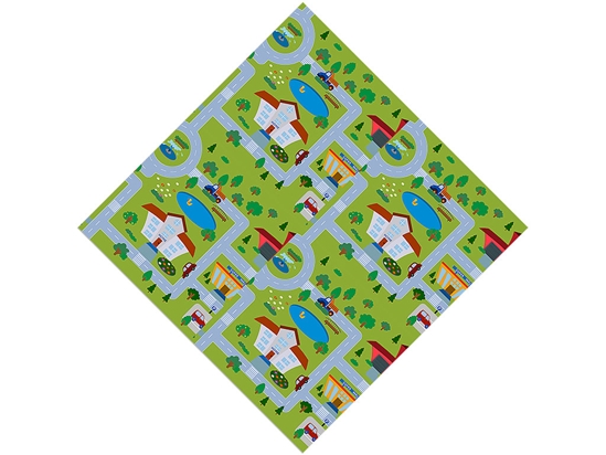 Basic Necessities Cityscape Vinyl Wrap Pattern