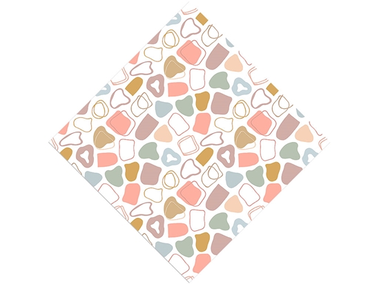 Peachy  Cobblestone Vinyl Wrap Pattern