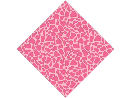 Pink  Cobblestone Vinyl Wrap Pattern