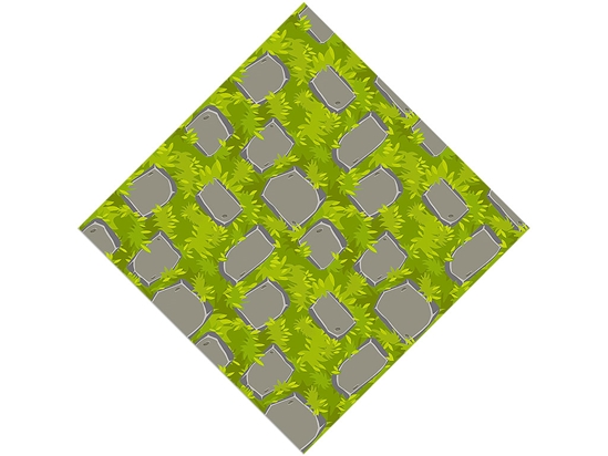 Garden Walk Cobblestone Vinyl Wrap Pattern