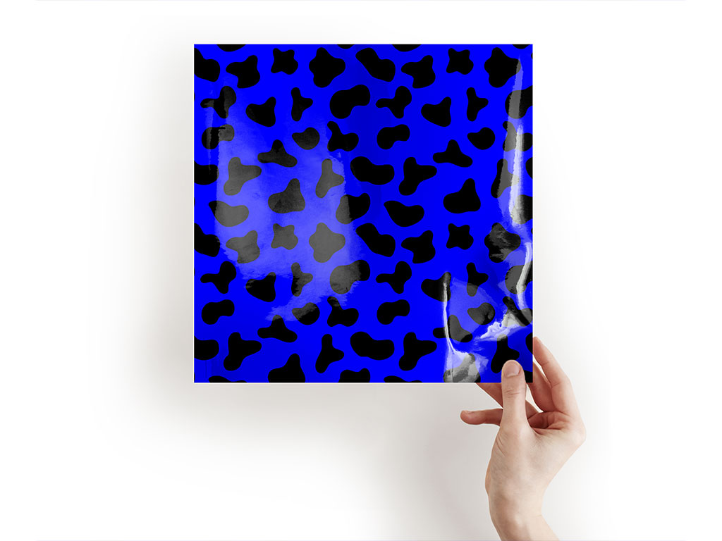 Blue Cow Animal Print Craft Sheets