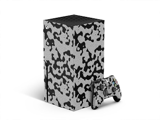 Cyber Cowhide Cow Animal Print XBOX DIY Decal