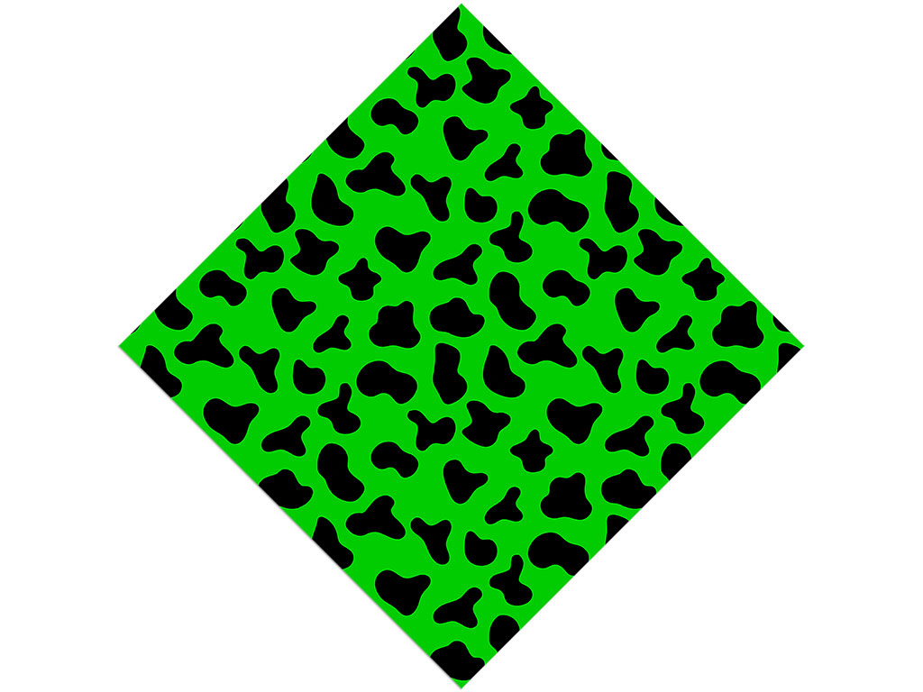 Green Cow Vinyl Wrap Pattern