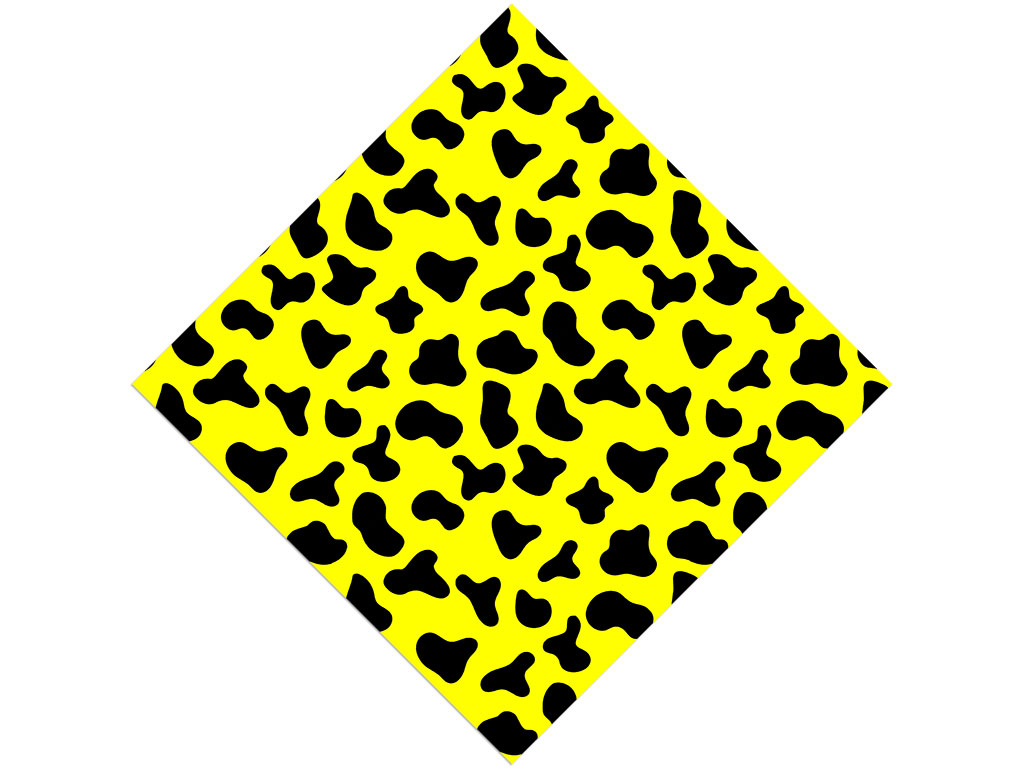 Yellow Cow Vinyl Wrap Pattern