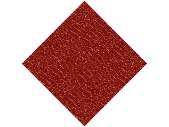 Red Caiman Crocodile Vinyl Wrap Pattern