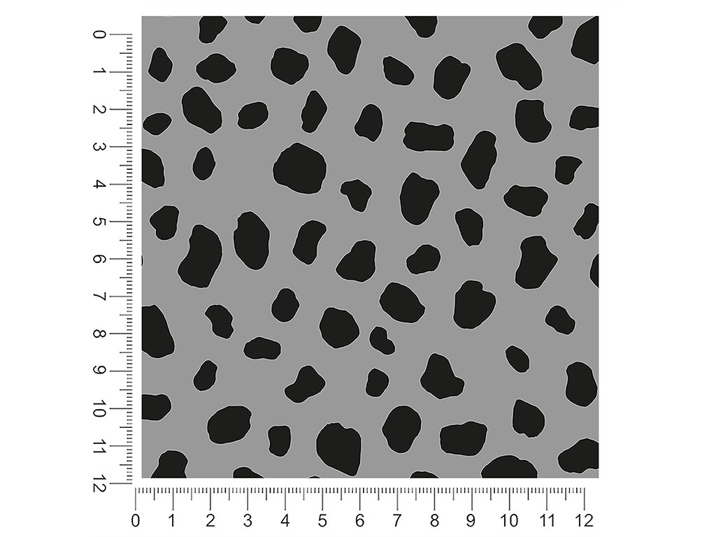 Gray Dalmation Animal Print 1ft x 1ft Craft Sheets