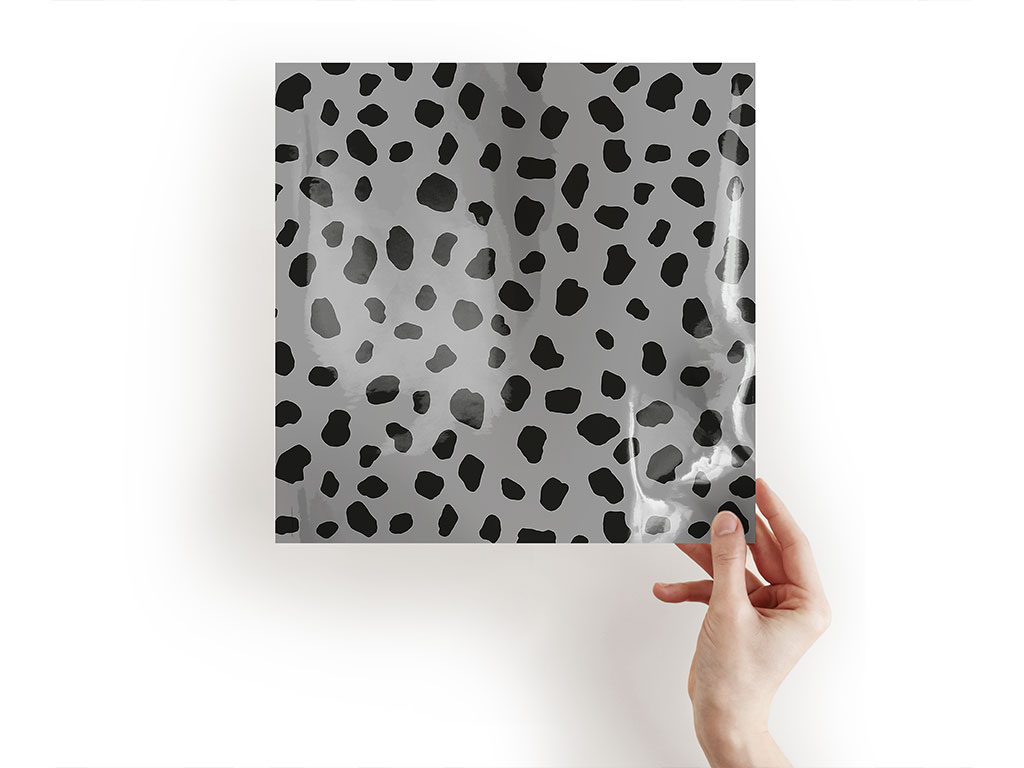 Gray Dalmation Animal Print Craft Sheets