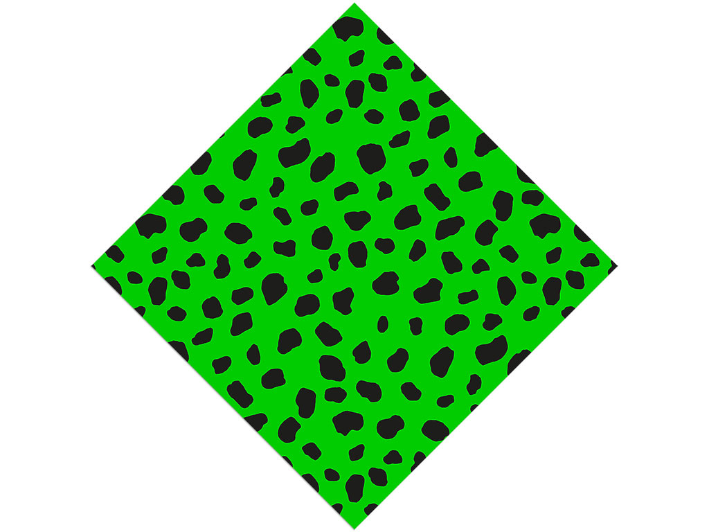 Green Dalmation Vinyl Wrap Pattern