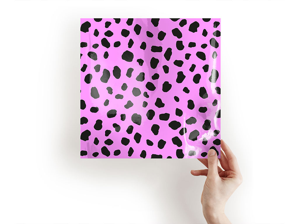 Pink Dalmation Animal Print Craft Sheets