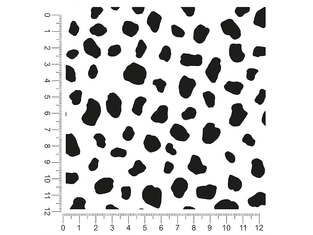 White Dalmation Animal Print 1ft x 1ft Craft Sheets