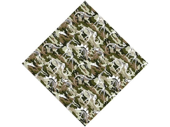 Camo Dino Dinosaur Vinyl Wrap Pattern