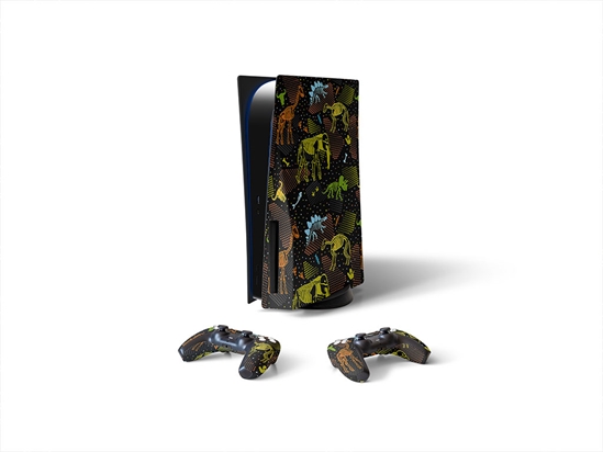 Fossil Faction Dinosaur Sony PS5 DIY Skin