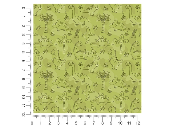 Green Machines Dinosaur 1ft x 1ft Craft Sheets