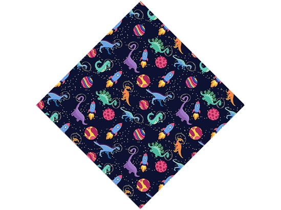 In Space Dinosaur Vinyl Wrap Pattern