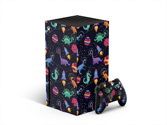 In Space Dinosaur XBOX DIY Decal