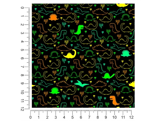 Land Rulers Dinosaur 1ft x 1ft Craft Sheets