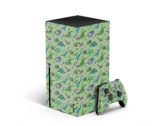 Mesozoic Monsters Dinosaur XBOX DIY Decal