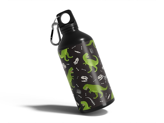 Terrible Tyrannosaurs Dinosaur Water Bottle DIY Stickers