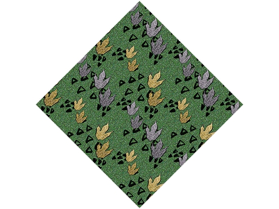 Triassic Tracks Dinosaur Vinyl Wrap Pattern