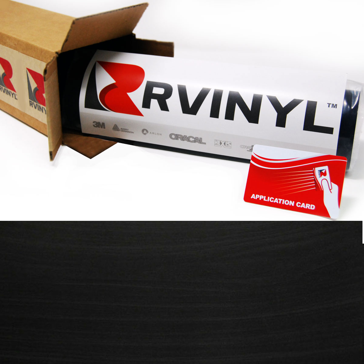 Ebony Wood Grain Craft Vinyl