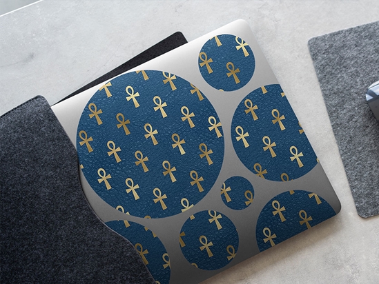 Ocean Ankh Egyptian DIY Laptop Stickers