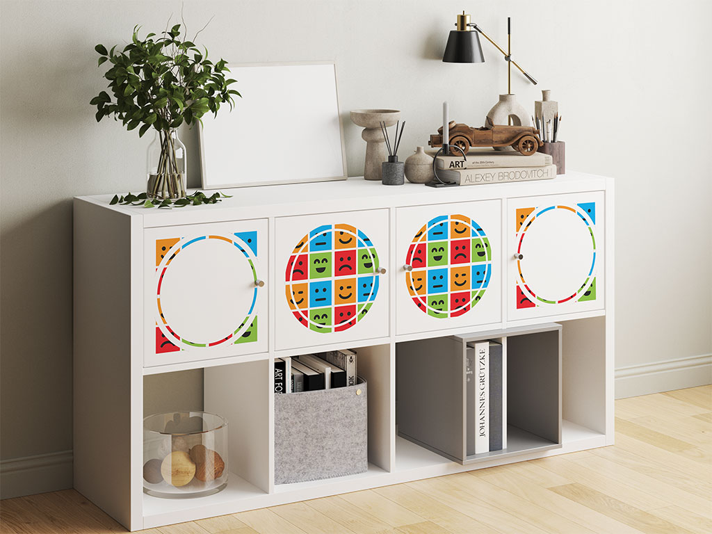 Basic Emoticon Emoji DIY Furniture Stickers