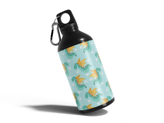 Cuddly Coatyl Fantasy Water Bottle DIY Stickers