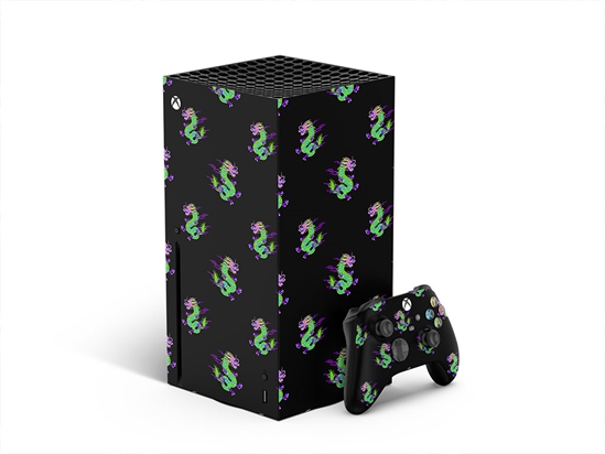 Neon Aggression Fantasy XBOX DIY Decal