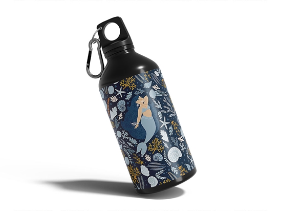 Midnight Swim Fantasy Water Bottle DIY Stickers